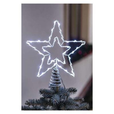 Spojovací Standard LED vánoční hvězda, 28cm, CW - 3