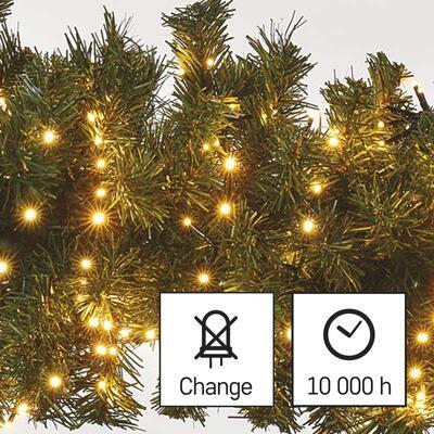 LED vánoční řetěz – ježek Jantar IP44 12m časovač - 3