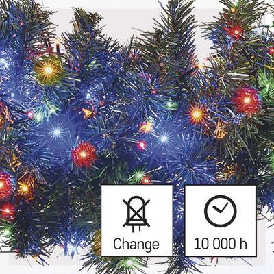LED vánoční řetěz – ježek Barevné IP44 8m časovač - 3