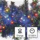 LED vánoční řetěz – ježek Barevné IP44 12m časovač - 3/7