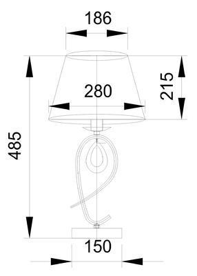 Stolní lampa Curl - 3