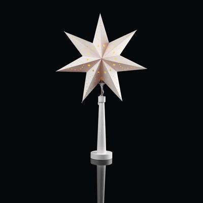 Vánoční dekorativní lampa Hvězda 1 - bílá - 3