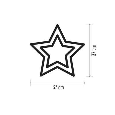 Dekorativní LED hvězda s časovačem - 4