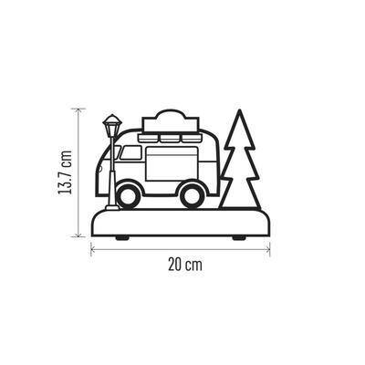 Vánoční caravan 13,7cm 3xAA WW - 5