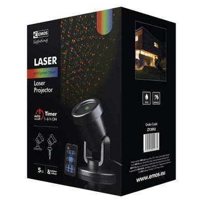 Laserový projektor RGB ovladač, časovač - 5