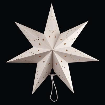 Vánoční dekorativní lampa Hvězda 1 - bílá - 5
