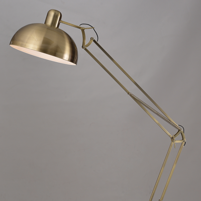 Stojací lampa Crane 2, černá - 6