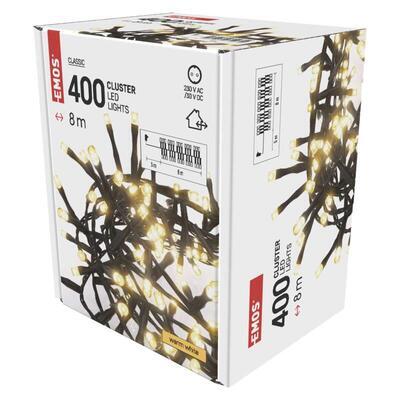 LED vánoční řetěz – ježek WW IP44 8m časovač - 7