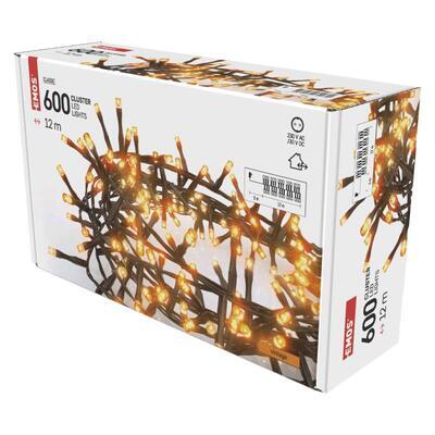 LED vánoční řetěz – ježek Jantar IP44 12m časovač - 7